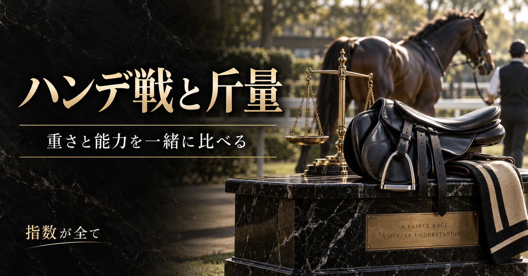 競馬のハンデ戦と斤量の見方|軽量馬・トップハンデを能力と条件で比べる