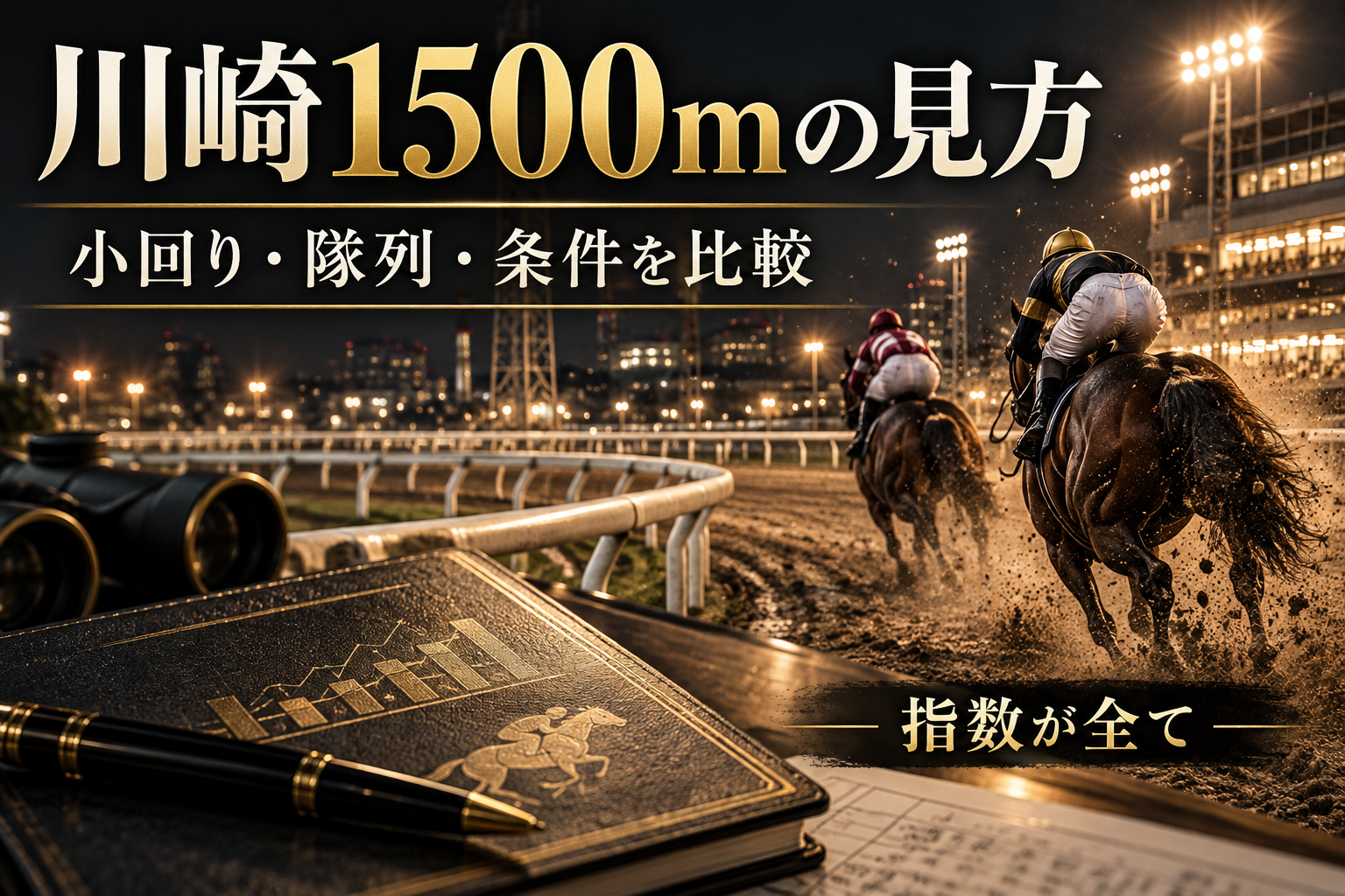 川崎1500mの特徴と予想の手順｜小回り・隊列・近走条件を比較