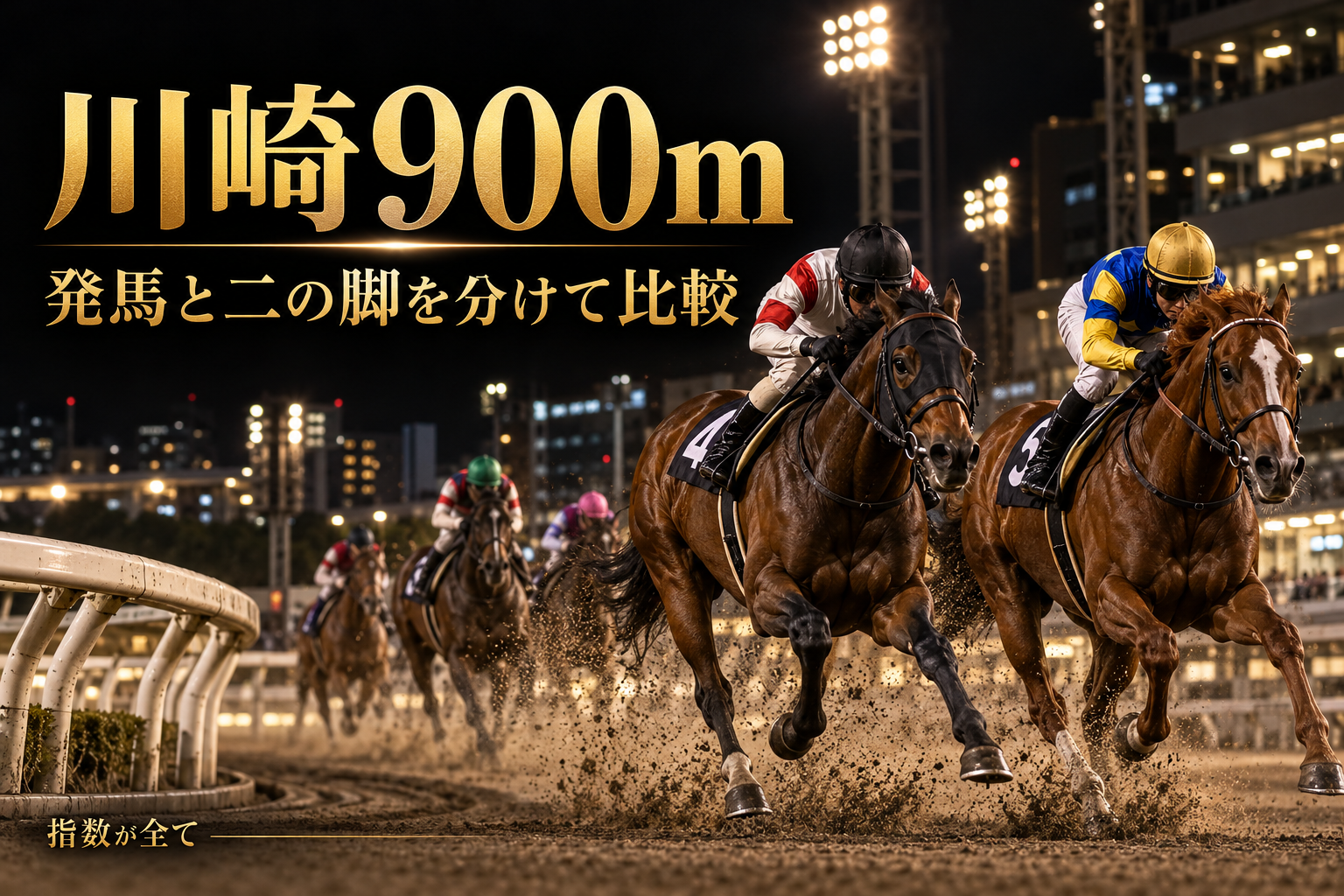 川崎900mの特徴と予想の手順｜発馬・二の脚・競り合いを分けて比較