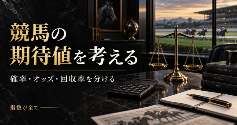 競馬の期待値とは？計算方法と確率・オッズ・回収率の違いを解説