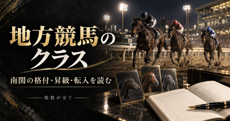 地方競馬のクラス分けと南関の格付ポイント|昇級・混合・転入馬を読む