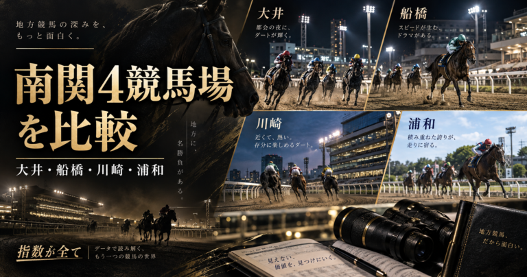 南関4競馬場の違いと予想の手順｜大井・船橋・川崎・浦和を条件で比較