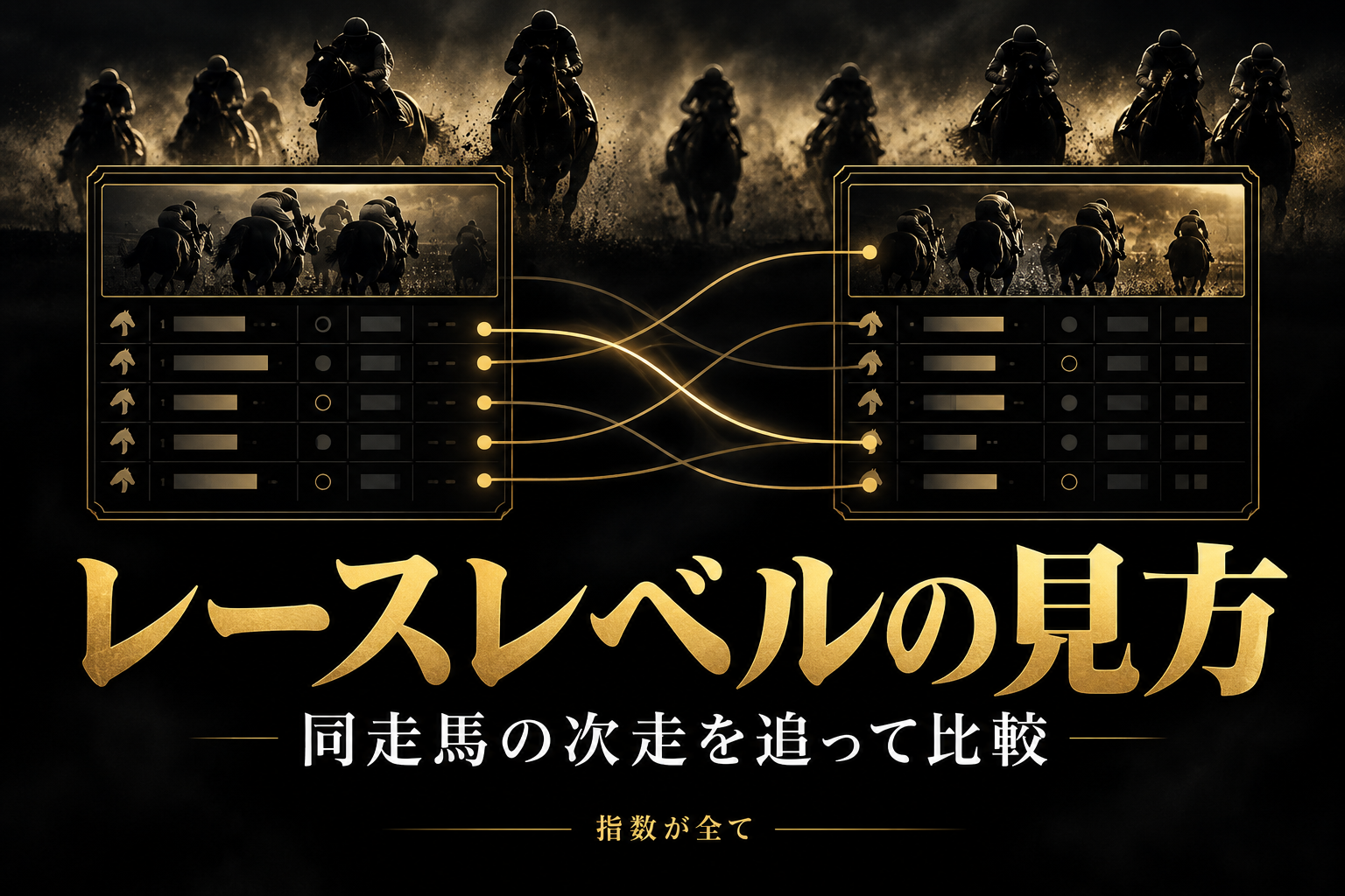 競馬のレースレベルの見分け方｜同走馬の次走・確認時点・相手関係を記録