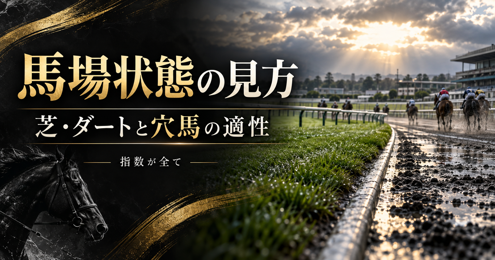 競馬の馬場状態の見方|良・稍重・重・不良と芝・ダートの穴馬を読む