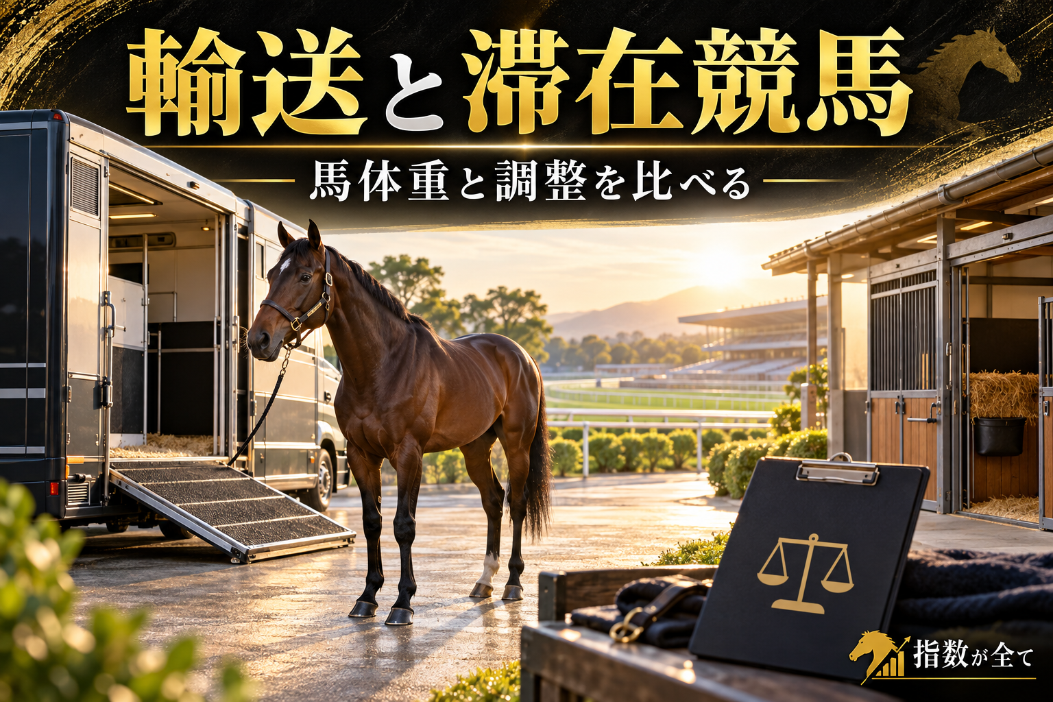 競馬の輸送と滞在競馬の見方｜馬体重の増減を同じ馬の条件で比べる